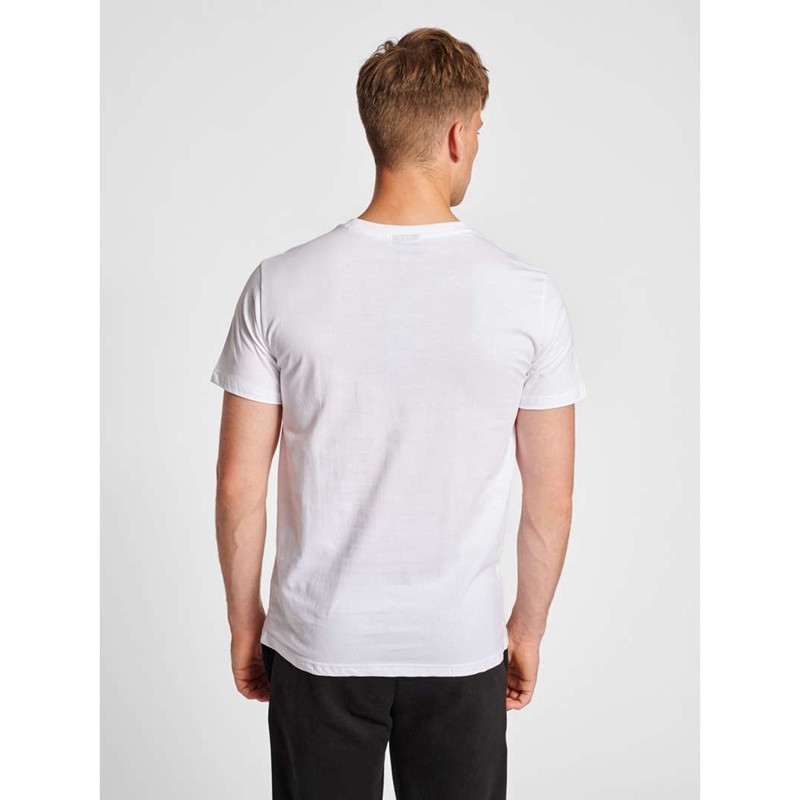 T Shirts Hummel Red Basic S/S Homme Blanche | 692056-952
