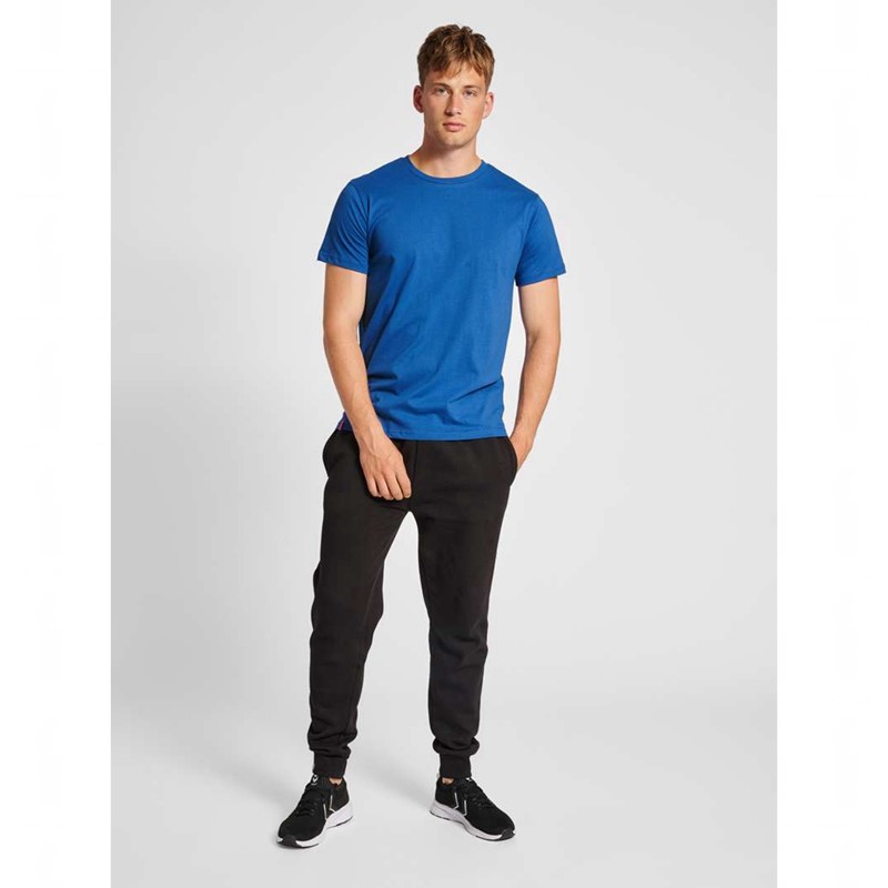 T Shirts Hummel Red Basic S/S Homme Bleu | 388910-847