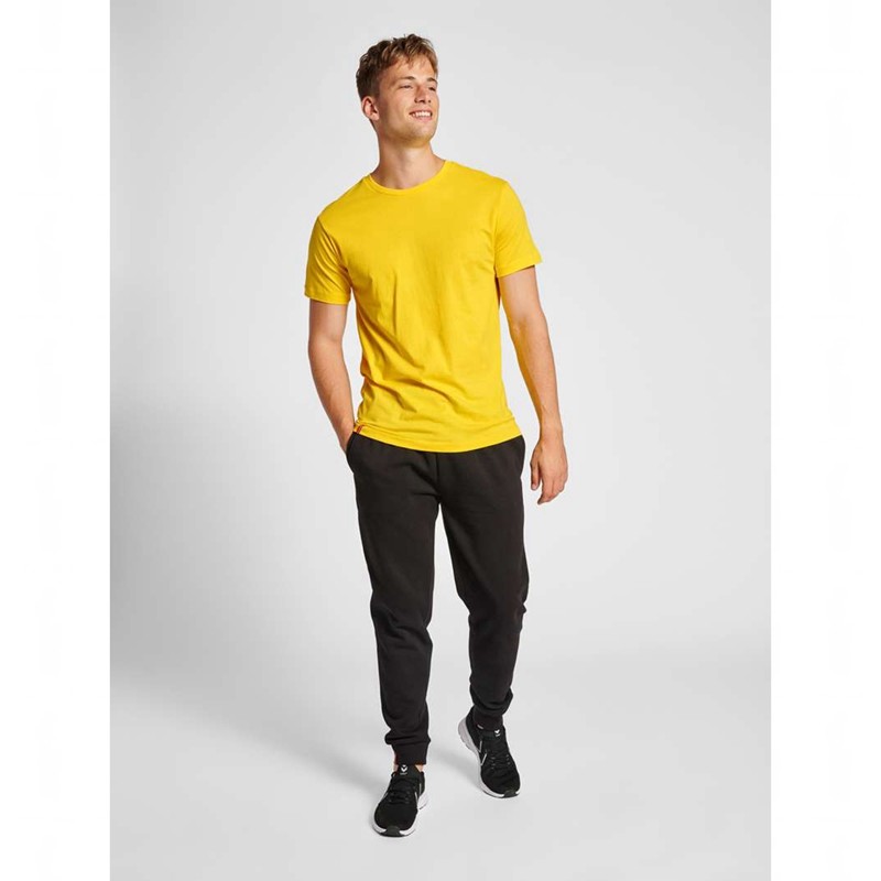 T Shirts Hummel Red Basic S/S Homme Jaune | 577195-650