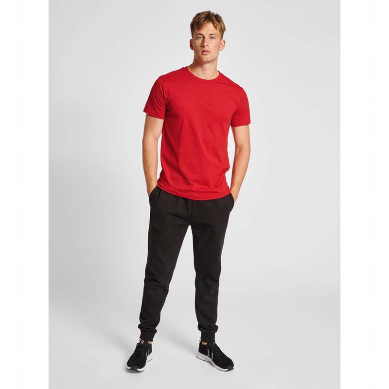 T Shirts Hummel Red Basic S/S Homme Rouge | 720649-231