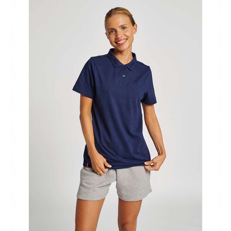 T Shirts Hummel Red Classic Polo Femme Bleu Marine | 063769-157