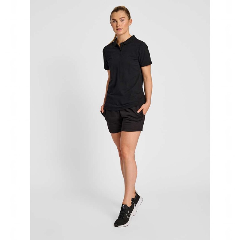 T Shirts Hummel Red Classic Polo Femme Noir | 002504-741