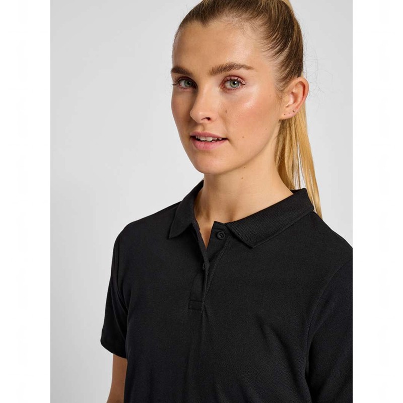 T Shirts Hummel Red Classic Polo Femme Noir | 002504-741