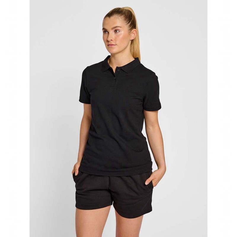 T Shirts Hummel Red Classic Polo Femme Noir | 002504-741
