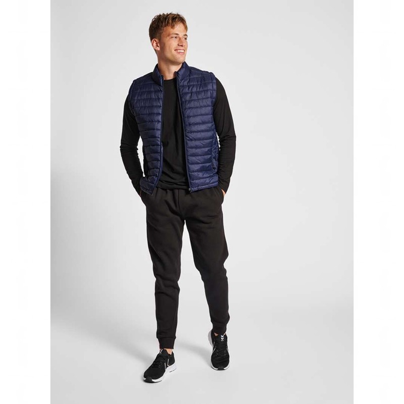 T Shirts Hummel Red Quilted Homme Bleu Marine | 979729-476