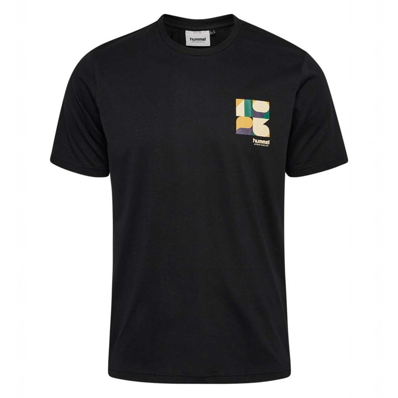 T Shirts Hummel Regular Graphic S/S Homme Noir | 577609-465