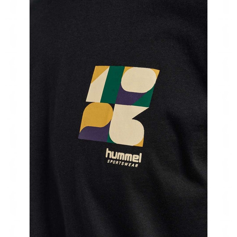 T Shirts Hummel Regular Graphic S/S Homme Noir | 577609-465