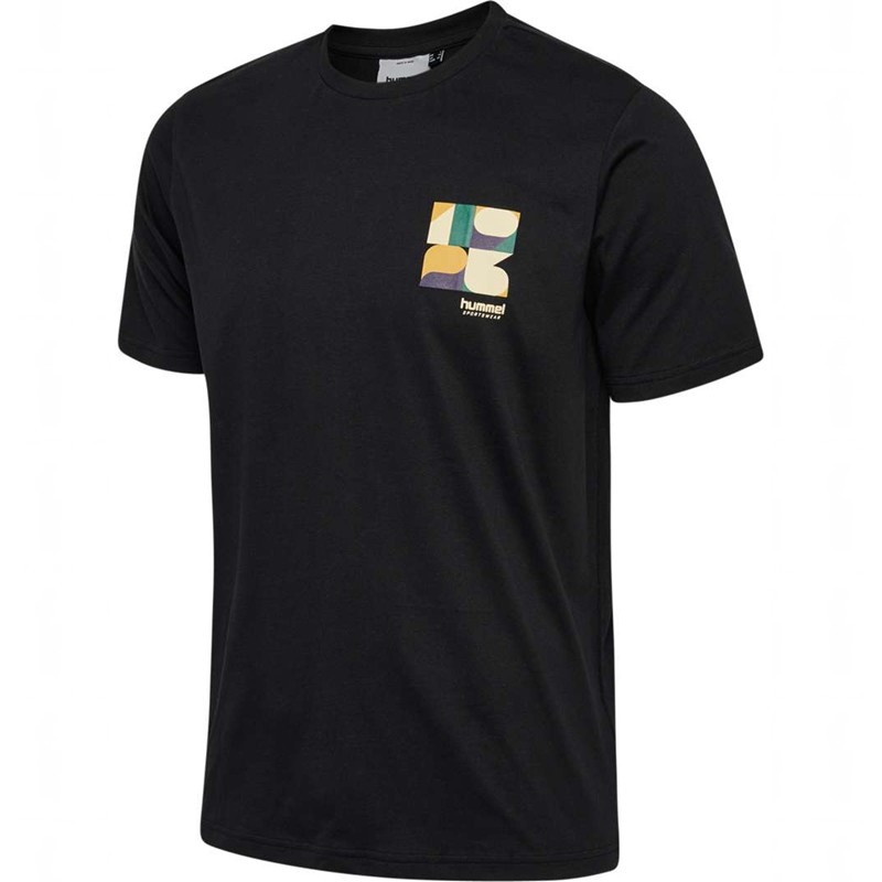 T Shirts Hummel Regular Graphic S/S Homme Noir | 577609-465