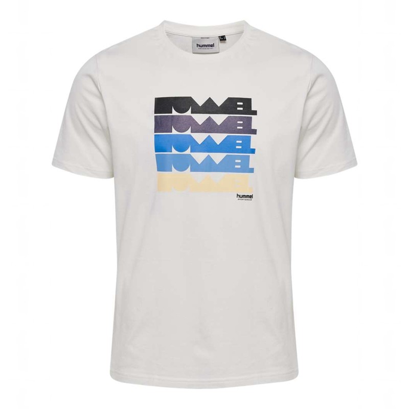 T Shirts Hummel Regular Graphic S/S Homme Blanche | 811438-527