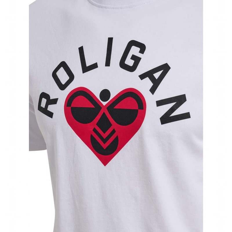 T Shirts Hummel Roligan Cotton Homme Blanche | 185527-180