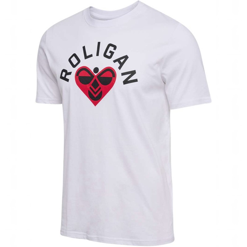 T Shirts Hummel Roligan Cotton Homme Blanche | 185527-180