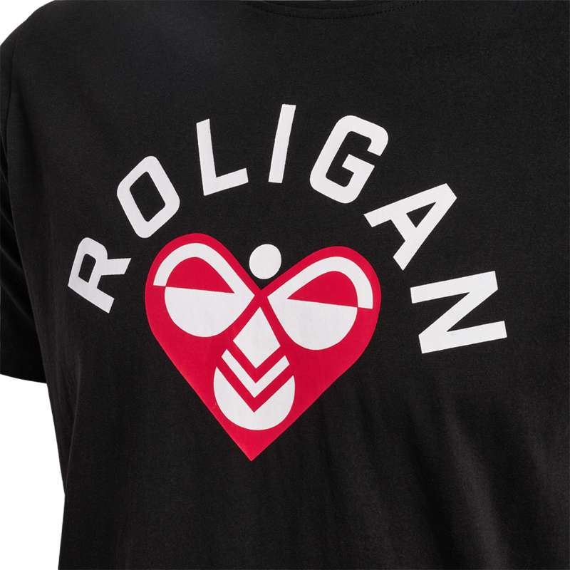 T Shirts Hummel Roligan Cotton Homme Noir | 163463-083