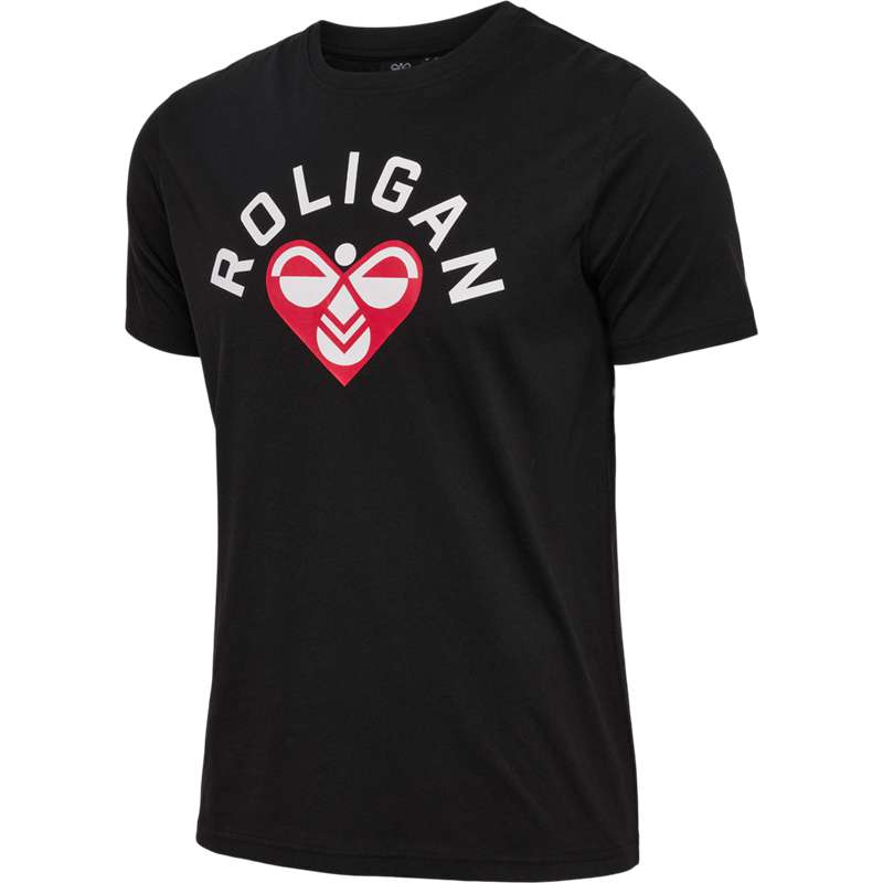 T Shirts Hummel Roligan Cotton Homme Noir | 163463-083