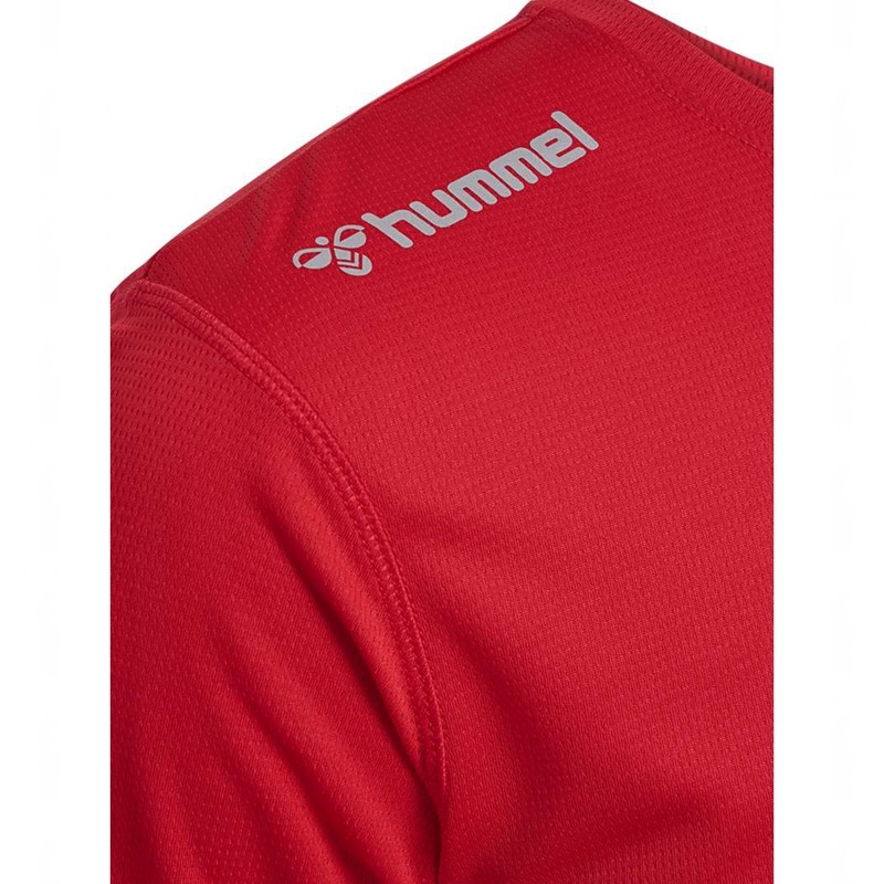 T Shirts Hummel Run S/S Homme Rouge | 904981-999