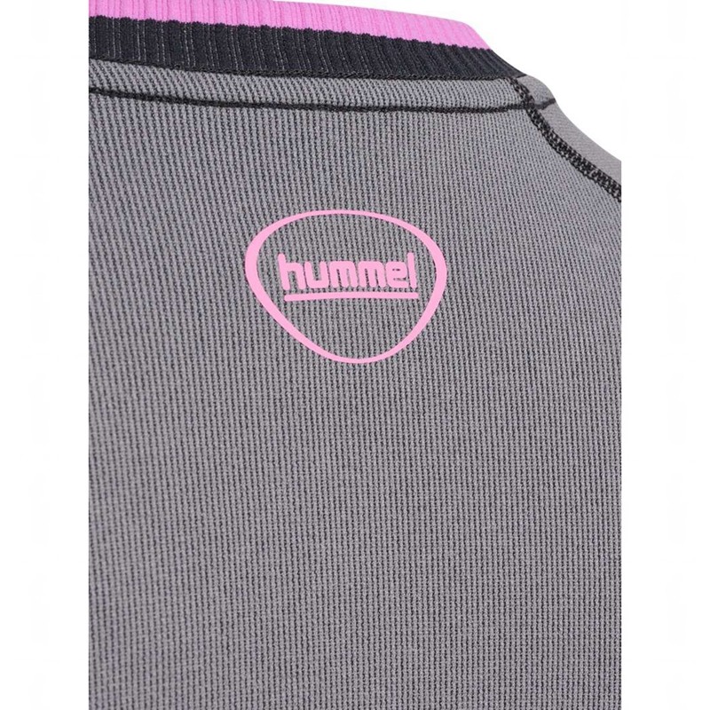 T Shirts Hummel Seamless Ls Femme Obsidienne | 076354-969