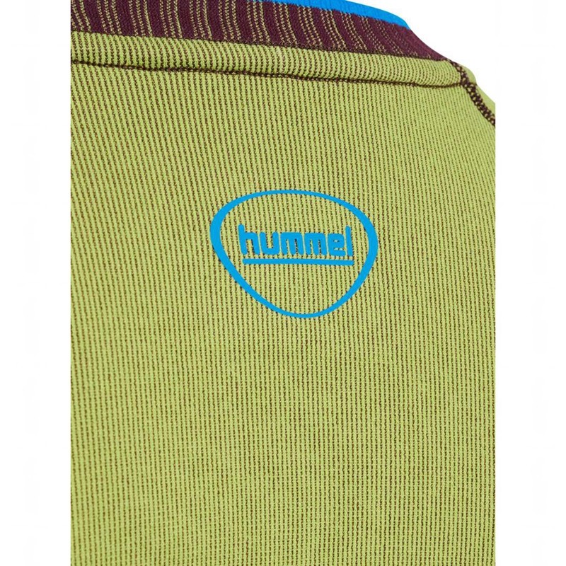 T Shirts Hummel Seamless Ls Femme Vert | 813664-856