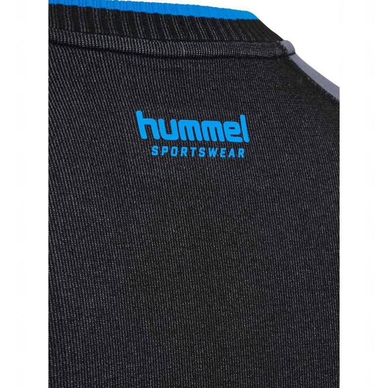 T Shirts Hummel Seamless Tee Ls Femme Noir | 640646-328