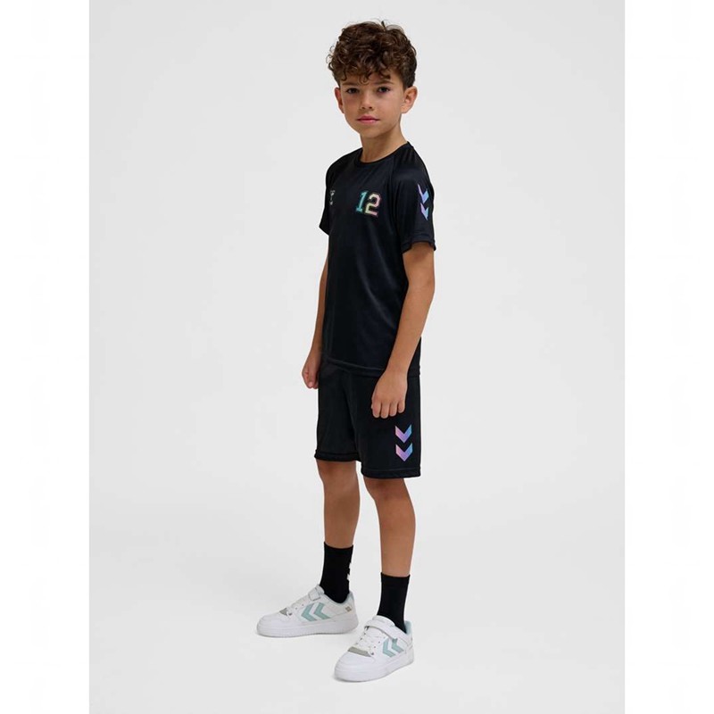 T Shirts Hummel Shimmer S/S Enfant Noir | 978435-063