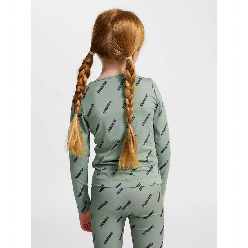 T Shirts Hummel Silje Top L/S Enfant Vert | 498457-746