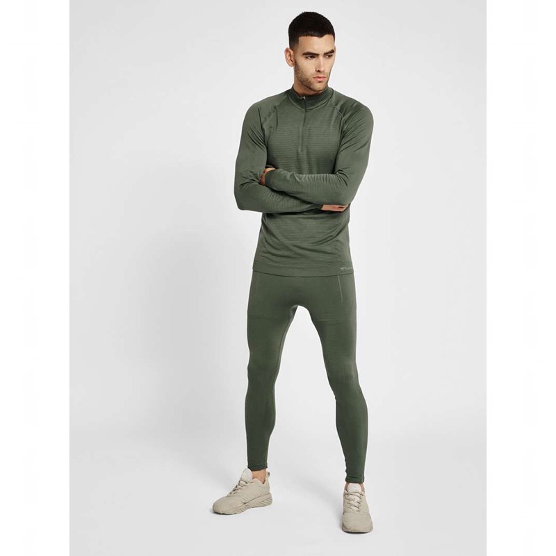 T Shirts Hummel Stroke Seamless Homme Vert | 174643-617