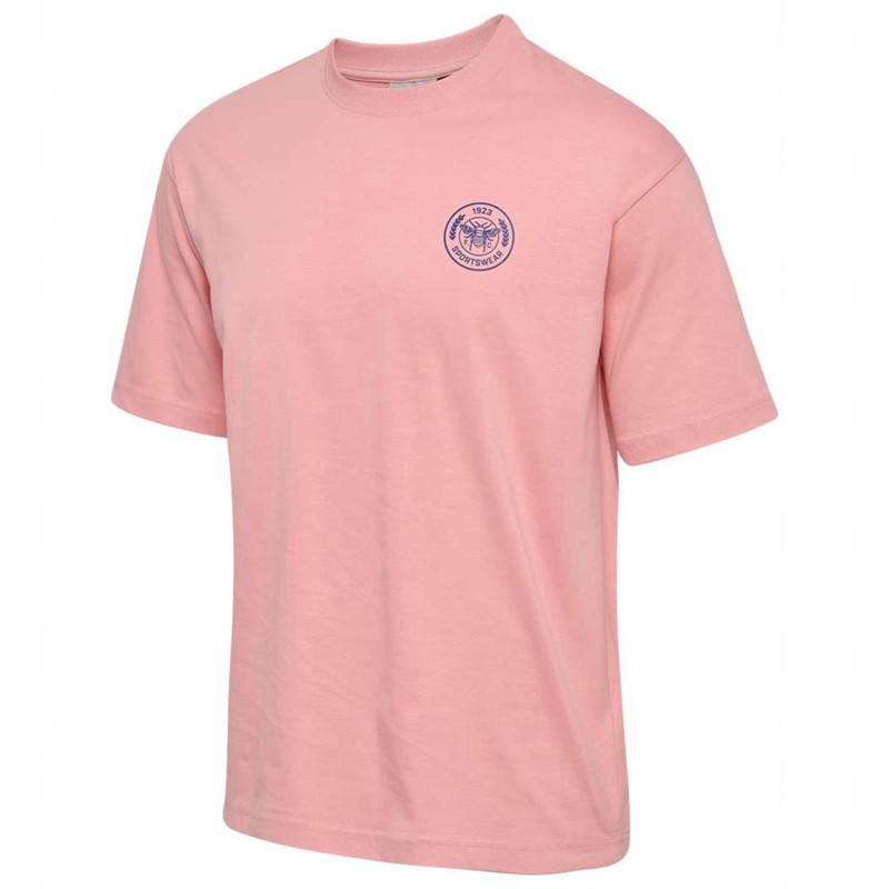 T Shirts Hummel Swarm Loose Homme Rose | 112499-780