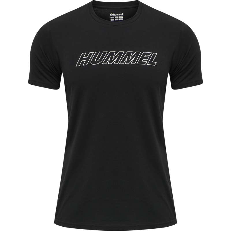 T Shirts Hummel Te Callum 2-pack Cotton Homme Noir | 592742-824