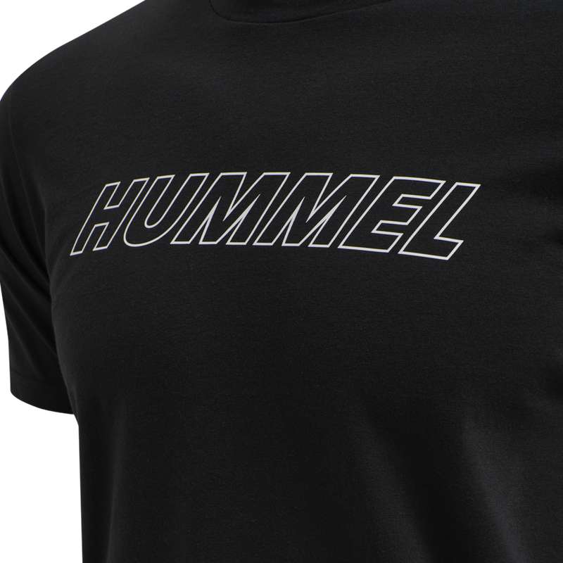 T Shirts Hummel Te Callum 2-pack Cotton Homme Noir | 592742-824