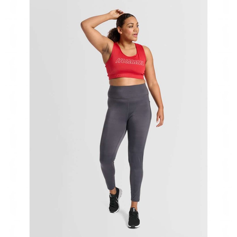T Shirts Hummel Te Curvy Plus Femme Rouge | 383341-291
