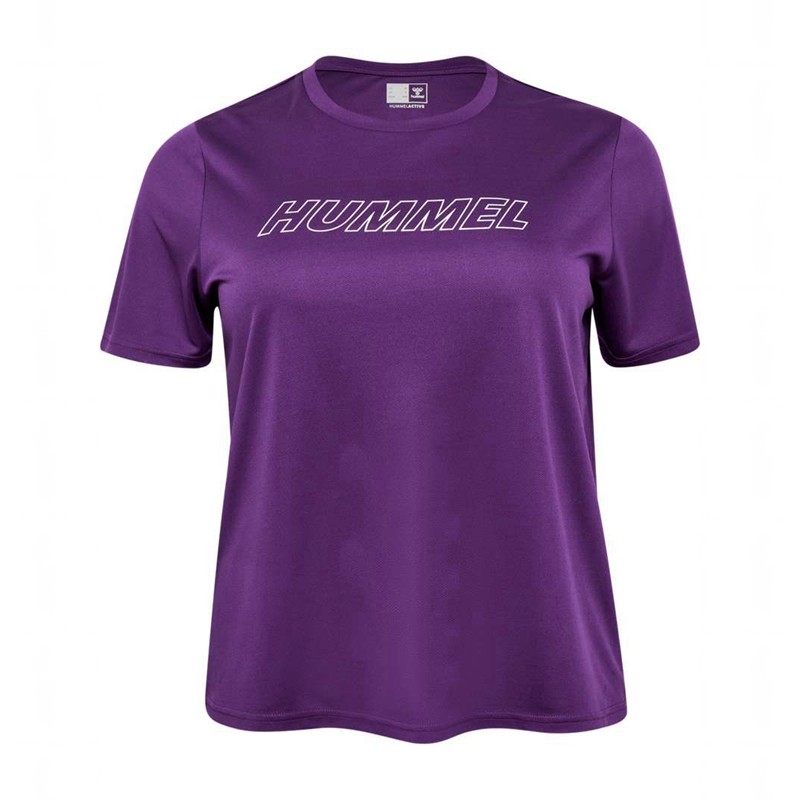T Shirts Hummel Te Curvy Plus Femme Violette | 688247-882