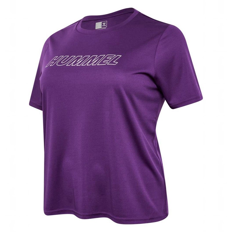 T Shirts Hummel Te Curvy Plus Femme Violette | 688247-882