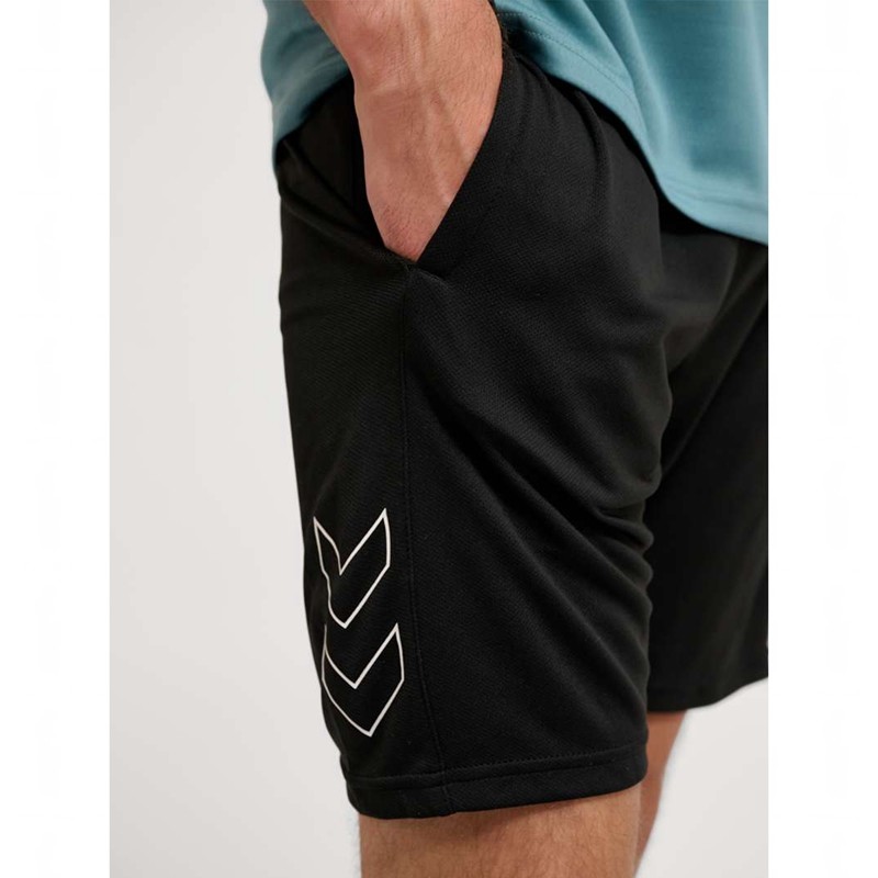 T Shirts Hummel Te Flex Mesh Homme Noir | 275980-227