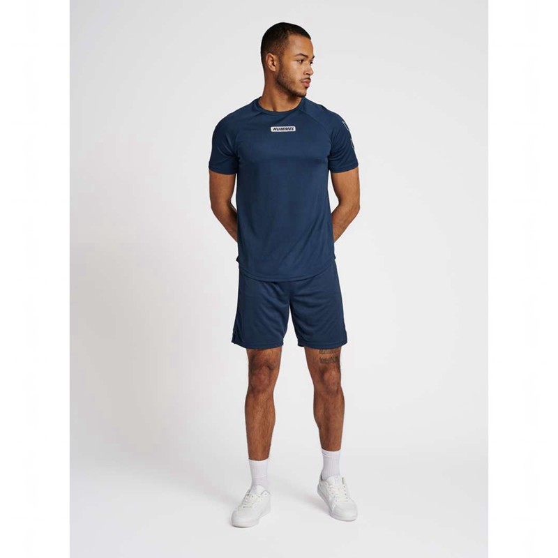 T Shirts Hummel Te Tihalt Homme Bleu | 931089-421