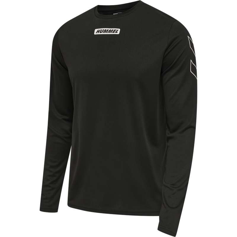 T Shirts Hummel Te Tihalt L/S Homme Noir | 034100-129