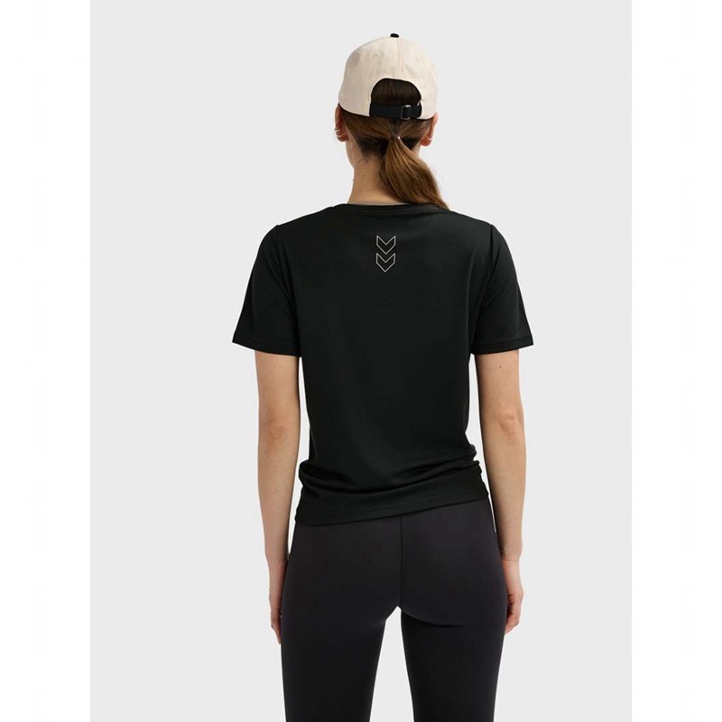 T Shirts Hummel Te Tola Femme Noir | 184059-450