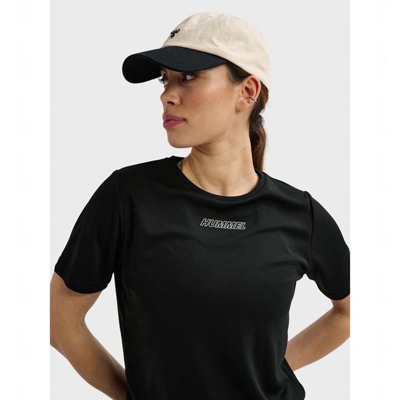 T Shirts Hummel Te Tola Femme Noir | 184059-450