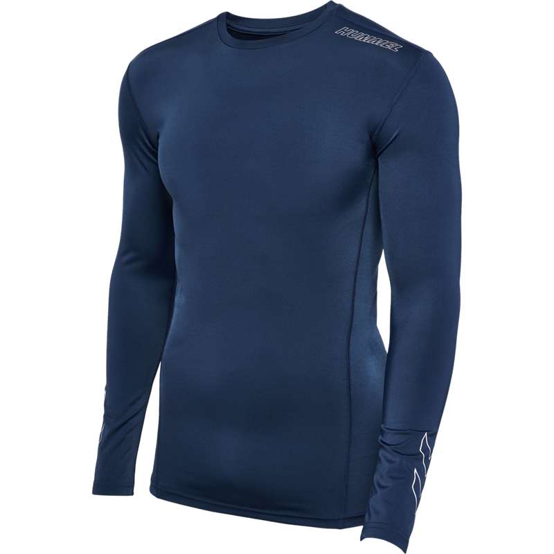 T Shirts Hummel Te Topaz Baselayer L/S Homme Bleu Marine | 765755-899