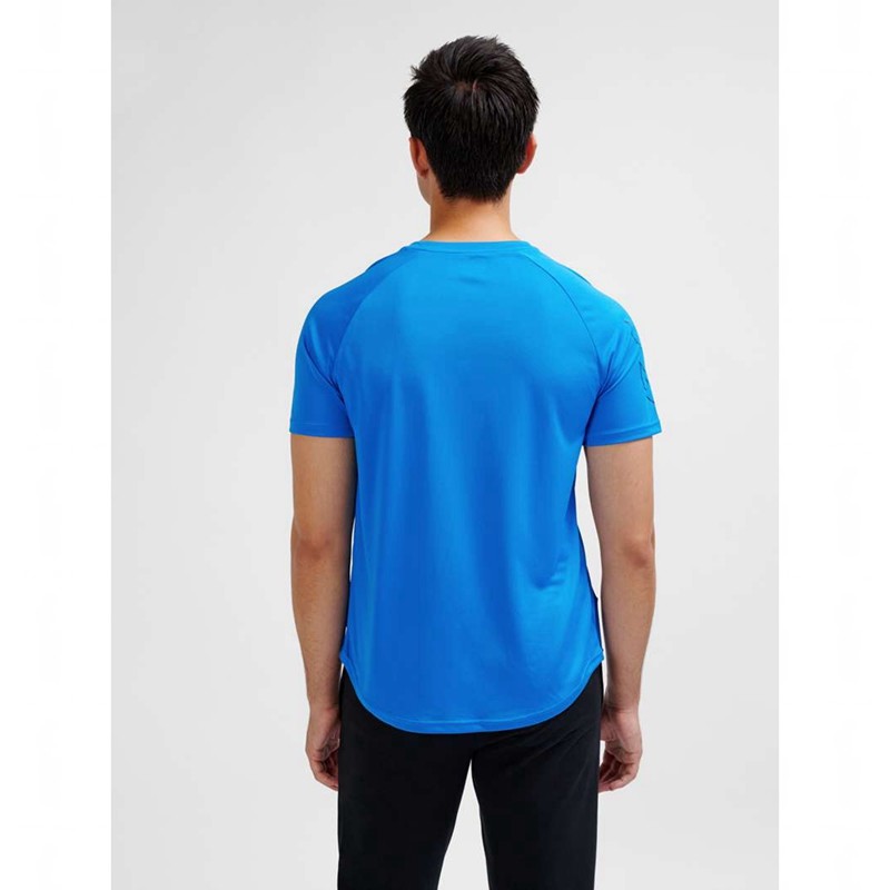 T Shirts Hummel Te Topaz Homme Bleu | 361465-687