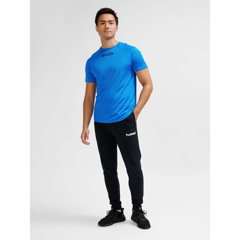 T Shirts Hummel Te Topaz Homme Bleu | 361465-687