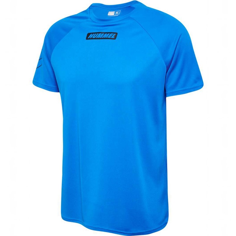 T Shirts Hummel Te Topaz Homme Bleu | 361465-687