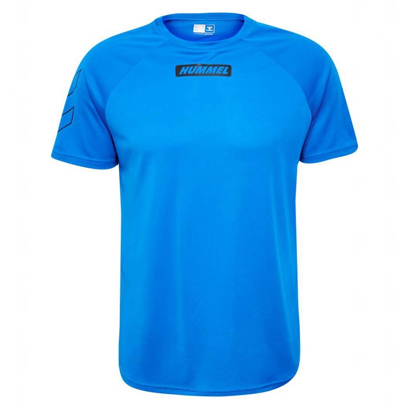 T Shirts Hummel Te Topaz Homme Bleu | 361465-687