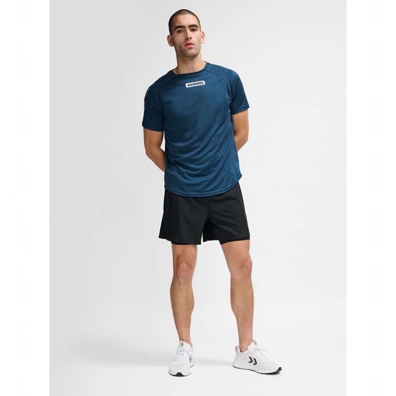 T Shirts Hummel Te Topaz Homme Bleu | 641514-990