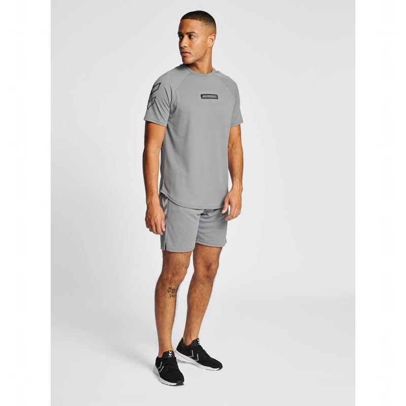 T Shirts Hummel Te Topaz Homme Grise | 955415-937