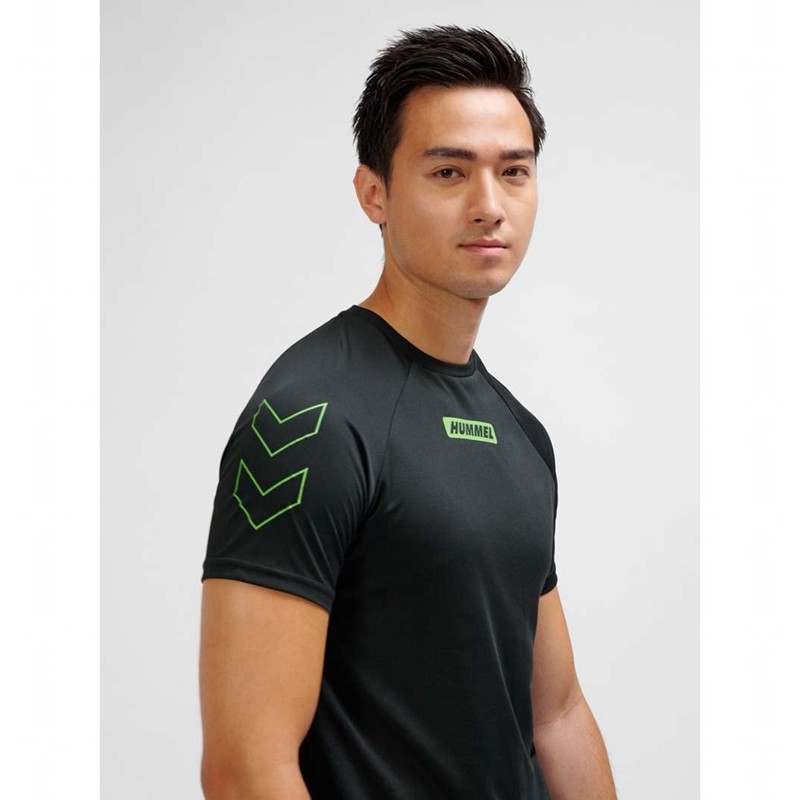 T Shirts Hummel Te Topaz Homme Noir | 053409-643