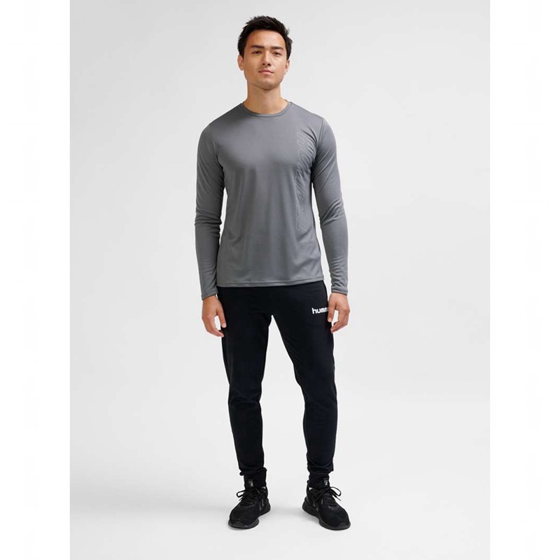 T Shirts Hummel Te Topaz L/S Homme Grise | 495673-681