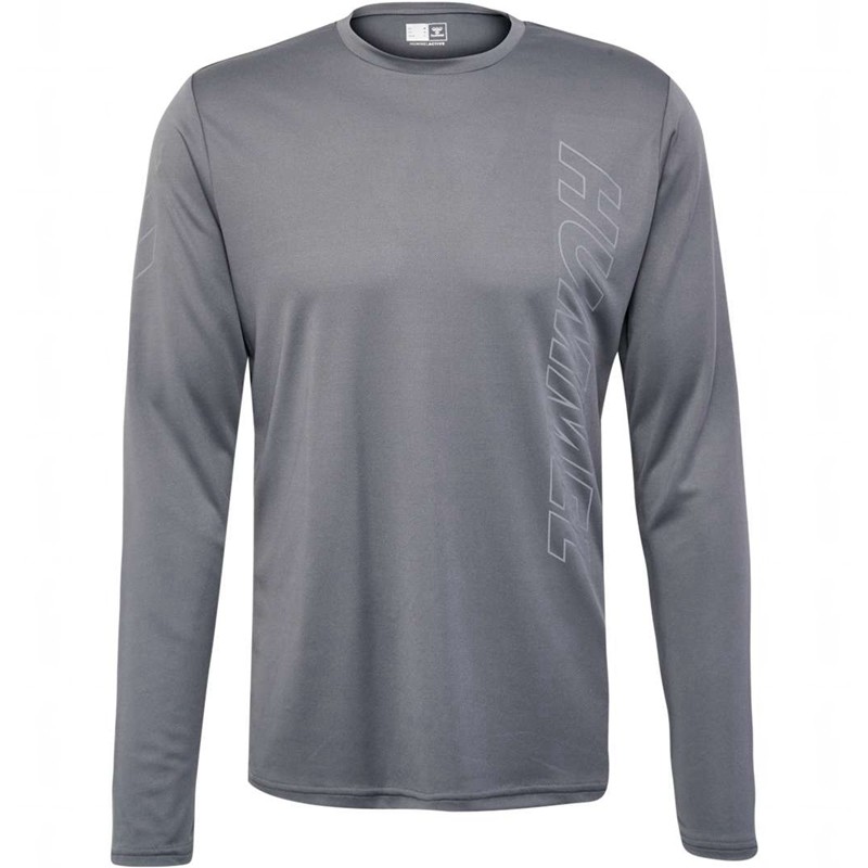 T Shirts Hummel Te Topaz L/S Homme Grise | 495673-681