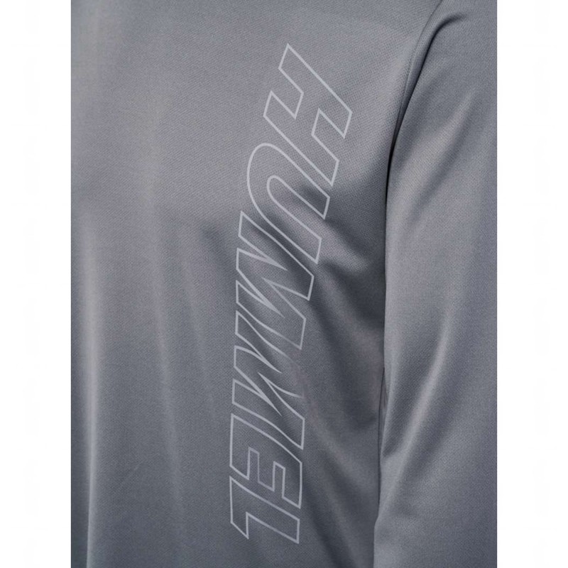 T Shirts Hummel Te Topaz L/S Homme Grise | 495673-681