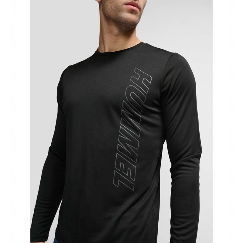 T Shirts Hummel Te Topaz L/S Homme Noir | 038833-890