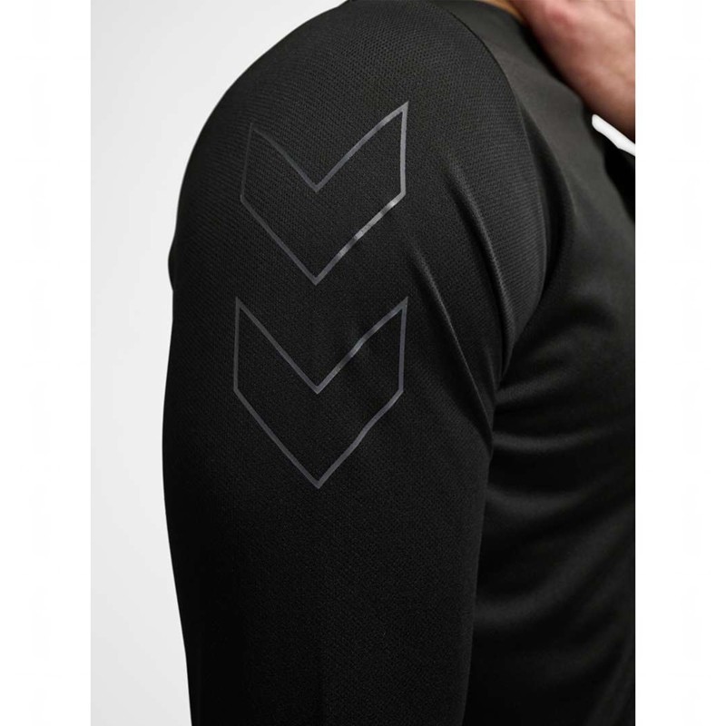 T Shirts Hummel Te Topaz L/S Homme Noir | 038833-890
