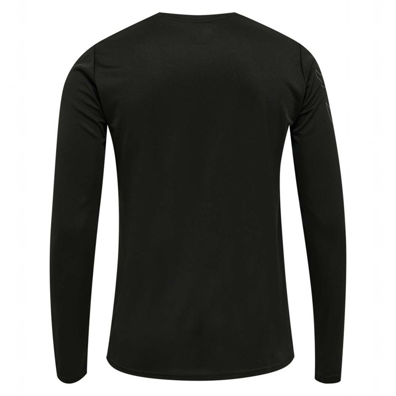 T Shirts Hummel Te Topaz L/S Homme Noir | 038833-890