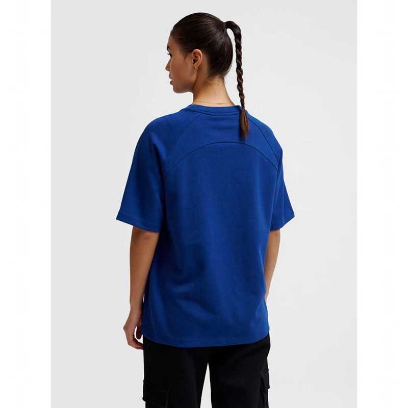 T Shirts Hummel Tech Loose Femme Bleu | 770478-682